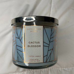 Bath & Body Works Cactus Blossom 14.5 oz 3 Wick Candle
